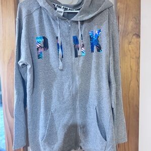 Victoria's Secret Pink Gray Towel